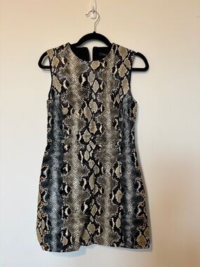 NWT French Connection Snake-Print Mini